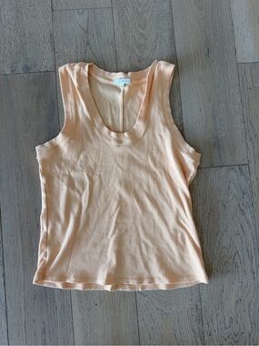 Z supply ribbed tank top orange large
